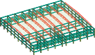 钢屋架-混凝土框架